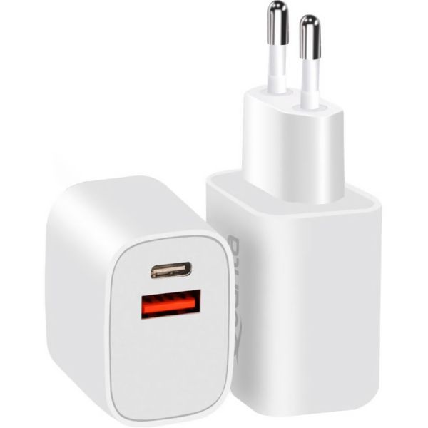 Cargador Quanta QTCACR2 20 W USB - Blanco