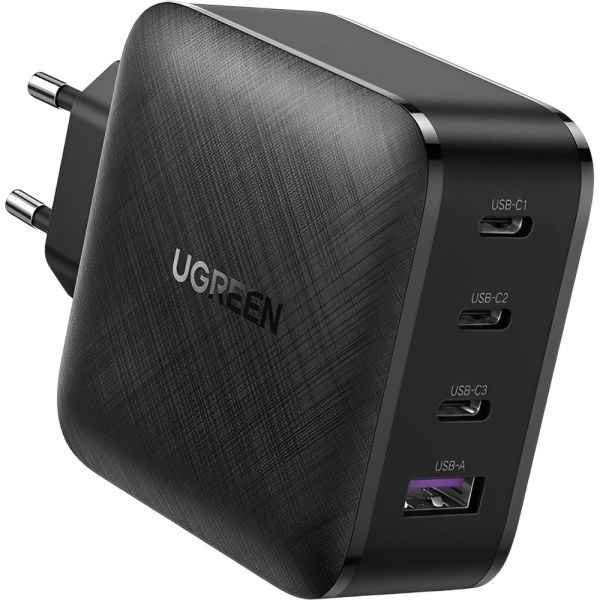 Cargador de Pared Ugreen 70774 65 W PD USB-C (EU) - Negro