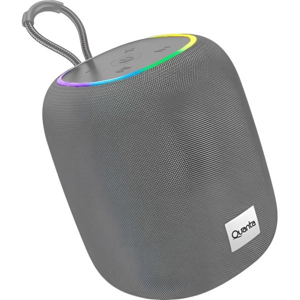 Speaker Portátil Quanta QTSPA10 Bluetooth - Gris