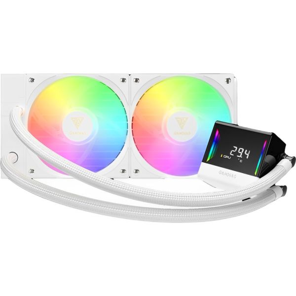 Cooler Líquido Gamdias Chione E4-240 120mm PWM - Blanco