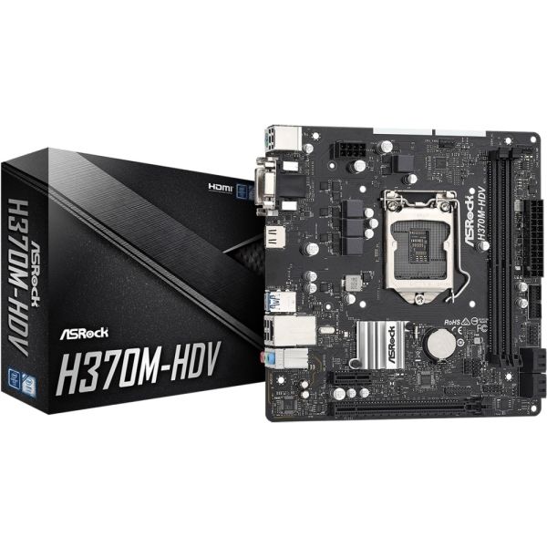 Placa Madre ASRock H370M-HDV LGA 1151 DDR4