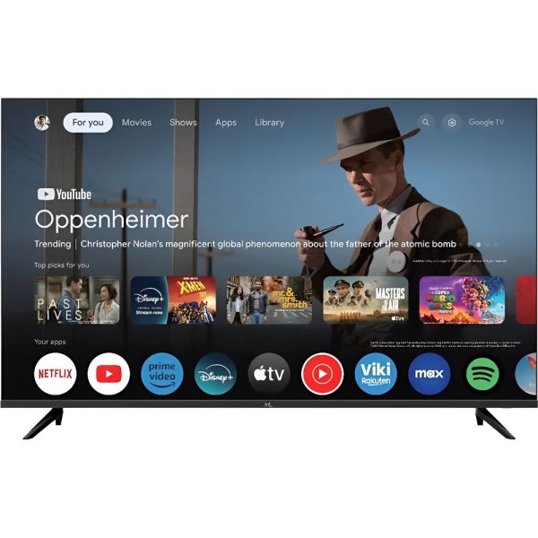 Televisor Smart LED Mtek MKQ55FSGU 55" 4K UHD Wifi - Negro