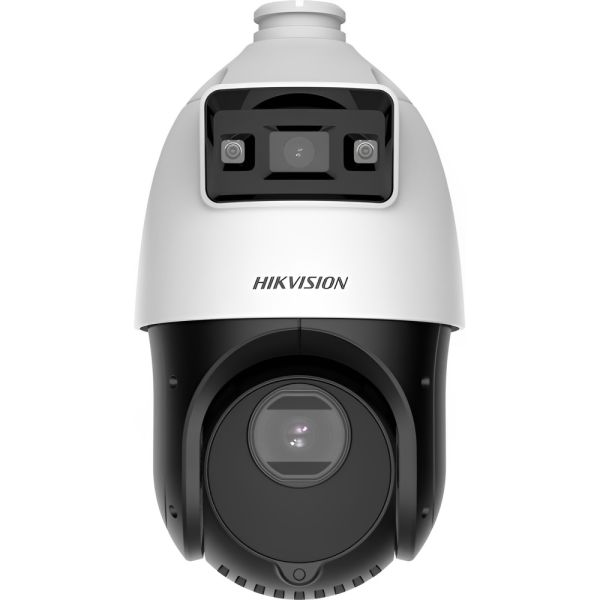 Cámara de Vigilancia IP Hikvision AcuSense TandemVu PTZ DS-2SE4C425MWG-E(14F0) 4+4Mp Quad HD - Blanco