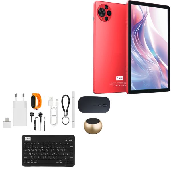 Kit Tablet C Idea CM10500 Plus 10.5" LTE Wi-Fi 1 TB - Red + Accesorios