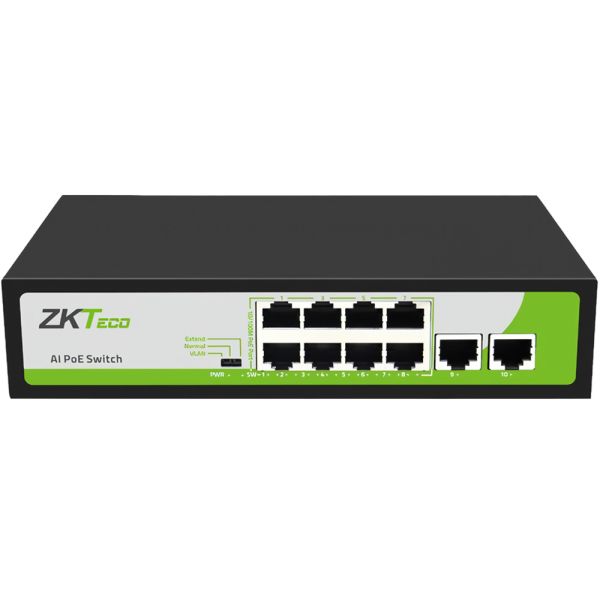 Switch ZKTeco PE082-120-C 8P 10/100 Mbps Poe