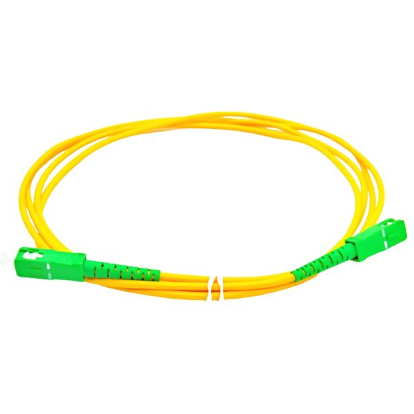 Cable de Conexión de Fibra Óptica SC-APC a SC-APC Single Mode 3 mm - 5 Metros