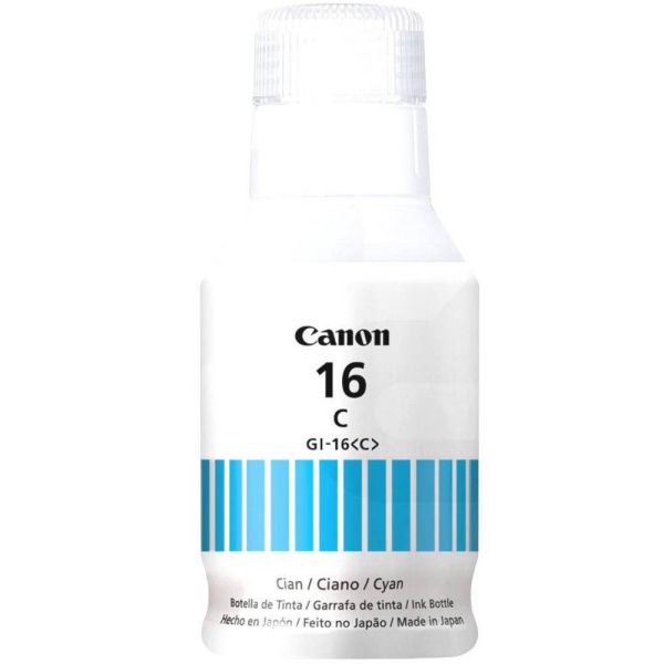 Botella de Tinta Canon GI-16 C - Cian 135mL