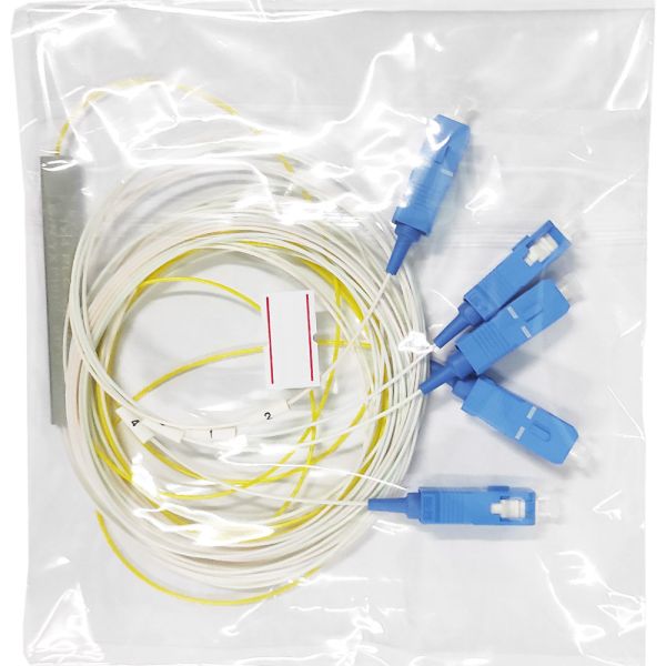 F. SPLITTER 1*4 0.9MM 1.5M SC/UPC PLC