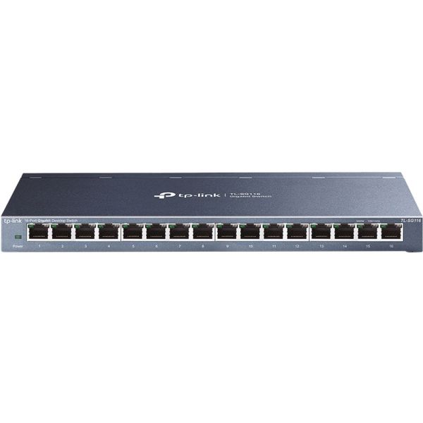 Switch Ethernet TP-Link TL-SG116 16 Puertos 10/100/1000Mbps