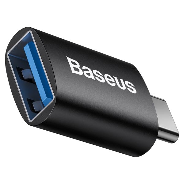 Adaptador Baseus USB-A a USB-C - Negro (ZJJQ000001)