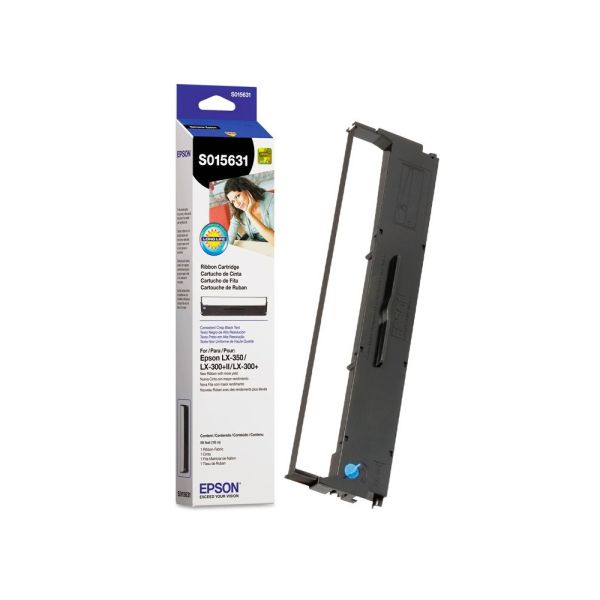Cinta Epson Para Impresora LX350/LX300+II/LX300+ S015631 - Negro