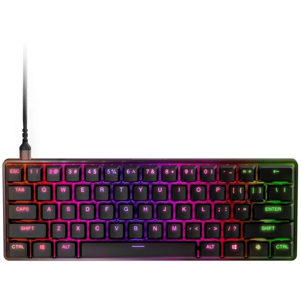 Teclado Gamer SteelSeries Apex 9 Mini 60% RGB USB - Negro (Inglés)
