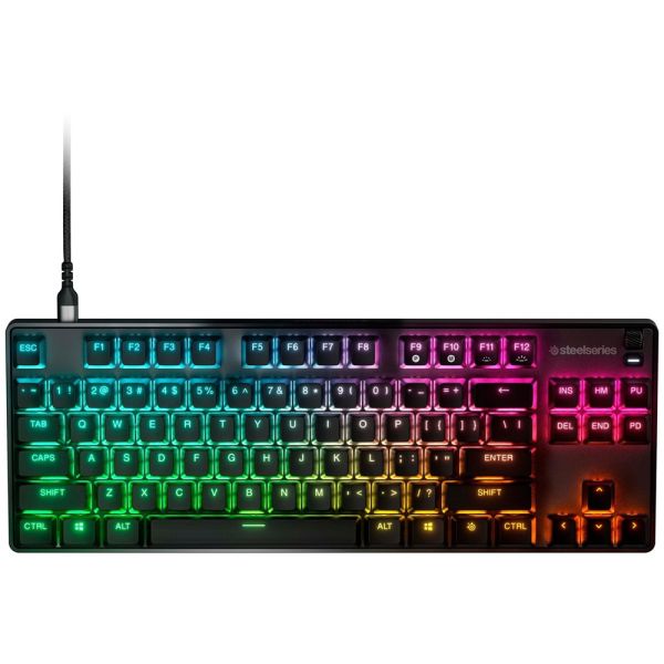 Teclado Gamer SteelSeries Apex 9 TKL RGB USB - Negro (Inglés)