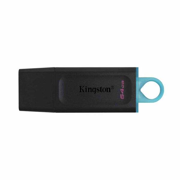 Pendrive Kingston DTX 64 GB - Negro/Azul