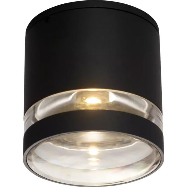 Aplique Adosado Cilíndrico EuroLED Roma 6 W - Gris Grafito