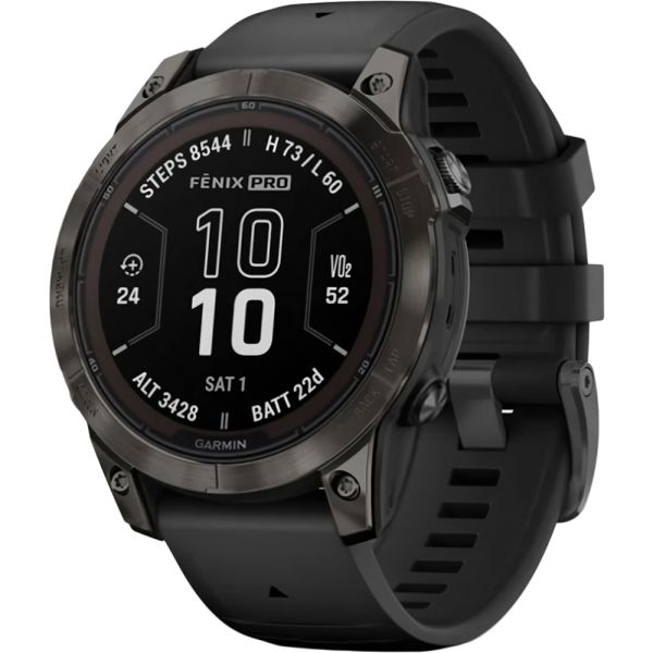Reloj Smartwatch Garmin Fenix 7 Pro Sapphire Solar - Gris Carbón (010-02777-10)