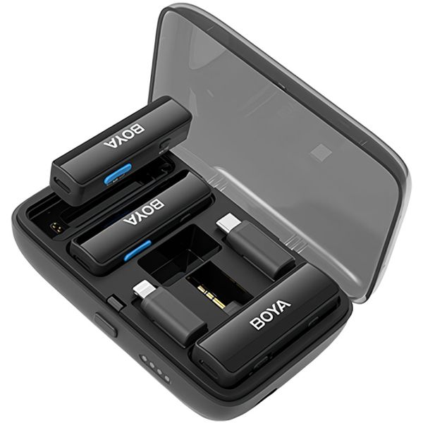 Sistema de Micrófono Inalámbrico Boya BOYALINK - Negro