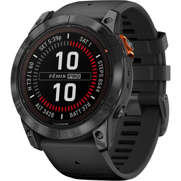 Reloj Smartwatch Garmin Fenix 7X Pro Solar - Grafito (010-02778-01)