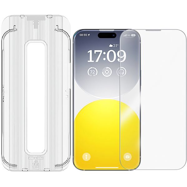 Protector de Pantalla Baseus Sapphire HD para iPhone 15 Plus (P60057504203-02)