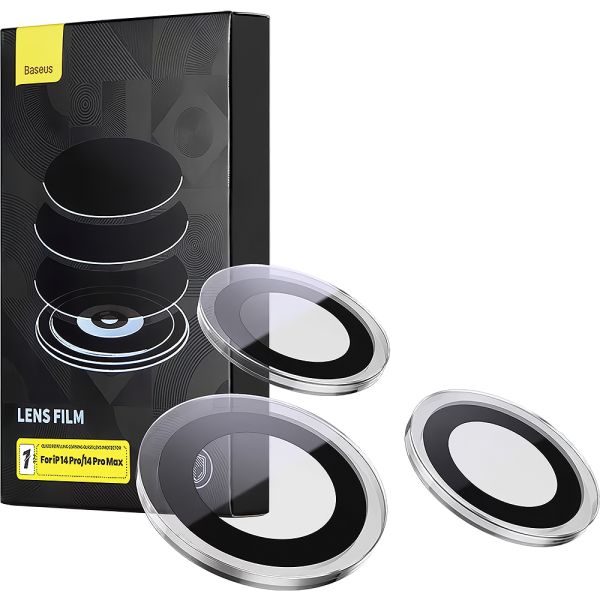 Película Protectora Baseus de Vidrio para Cámara de iPhone 14 Pro/Pro Max - 3 unidades (SGZT030102)