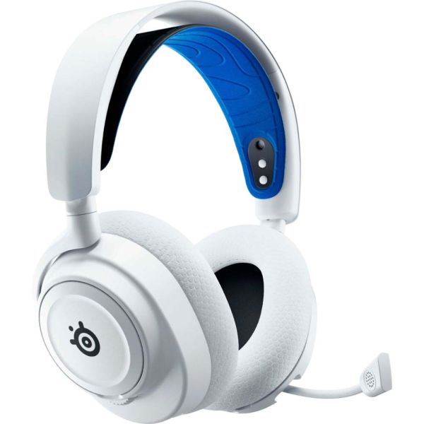 Auricular Gamer Inalámbrico Steelseries Arctis Nova 7P - Blanco/Azul