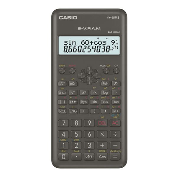 Calculador Científica Casio FX-95MS 2nd Edition - Negro
