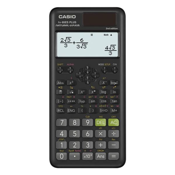 Calculadora Científica Casio FX-85ES Plus 2nd Edition - Negro