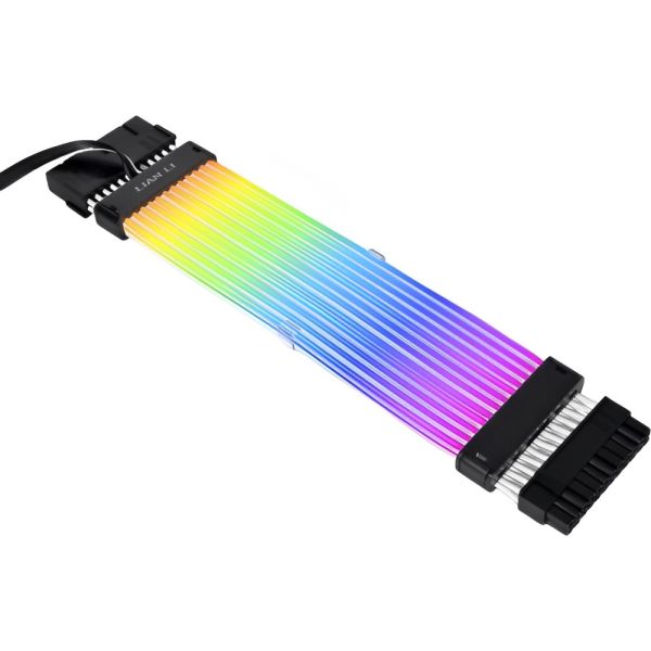 Cable de Extensión Lian Li Strimer más V2 24 Pin - Blanco/Negro