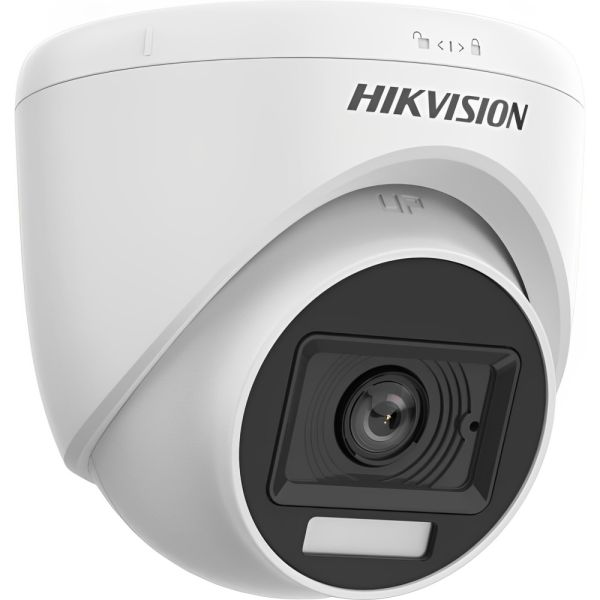 Cámara de Vigilancia Hikvision Turret DS-2CE76K0T-LPFS 3K - Blanco/Negro