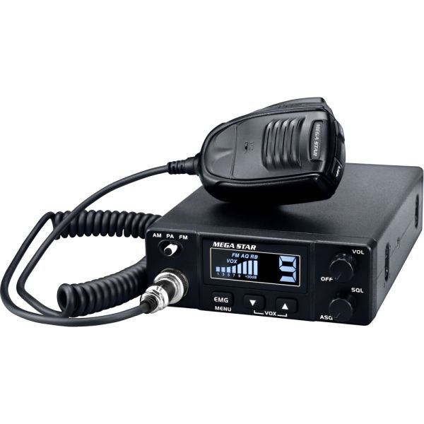 Radio Comunicador Mega Star MG57 - Negro