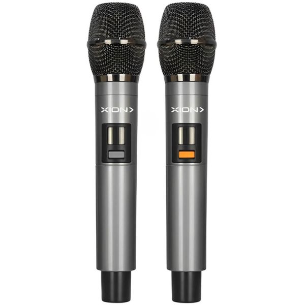 Micrófono Inalámbrico Xion XI-MICWDUO - Negro 2 unidades