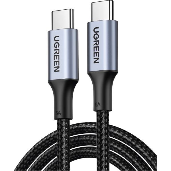 Cable Ugreen USB-C a USB-C 70427 - Negro 1 metro