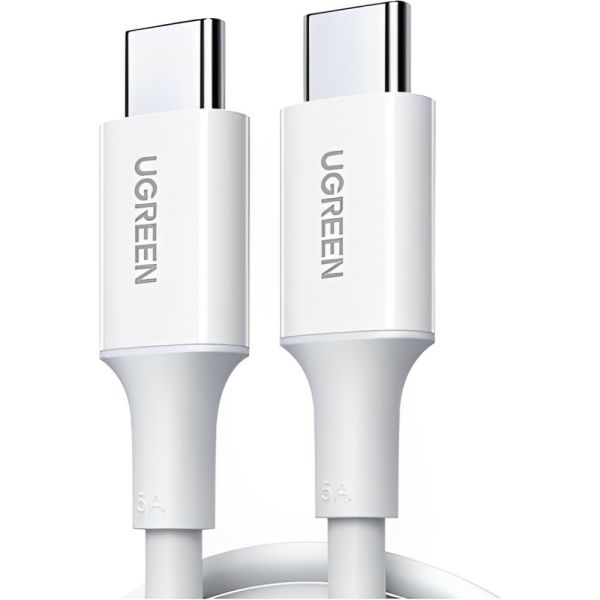 Cable Ugreen USB-C a USB-C 60551 - Blanco 1 metro