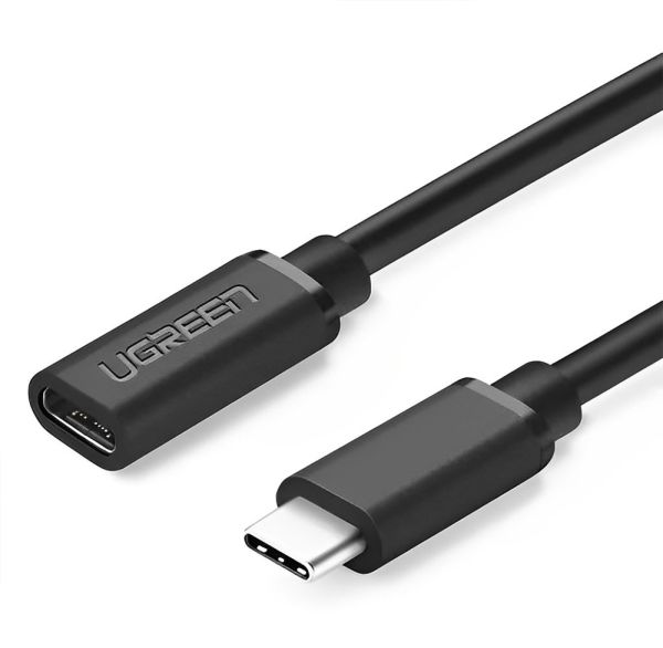 Cable de Extensión Ugreen USB-C macho a hembra 40574 - Negro
