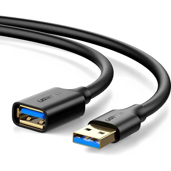 Cable de Extensión Ugreen USB 3.0 macho a hembra 10368 - Negro