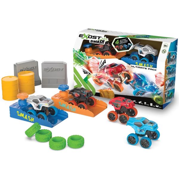 Juguete Silverlit Exost Smash N' Go Deluxe - 4 unidades