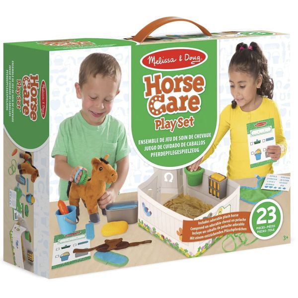 Set de Cuidado de Caballos Melissa & Doug MD18537 - 23 piezas