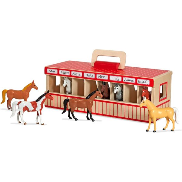 Establo de Caballos de Exhibición Melissa & Doug MD13744