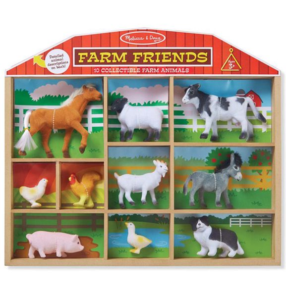 Set Amigos de la Granja Melissa & Doug MD10594 - 10 piezas