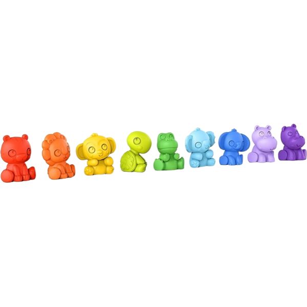 Set de Juguetes Bright Starts TropicAnimals KD12615 - 9 piezas