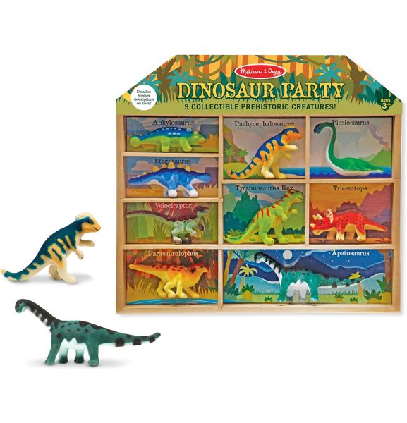 Set Fiesta de Dinosaurios Melissa & Doug MD12666 - 9 piezas