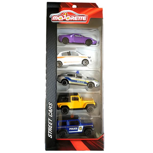 Set de Juguetes Majorette Street Cars - 5 piezas