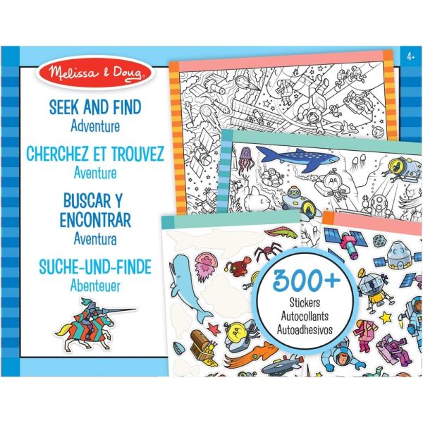 Libro para Colorear Melissa & Doug con Stickers de Aventura 0151