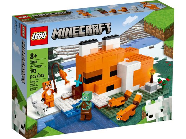 El Refugio-Zorro Lego Minecraft 21178