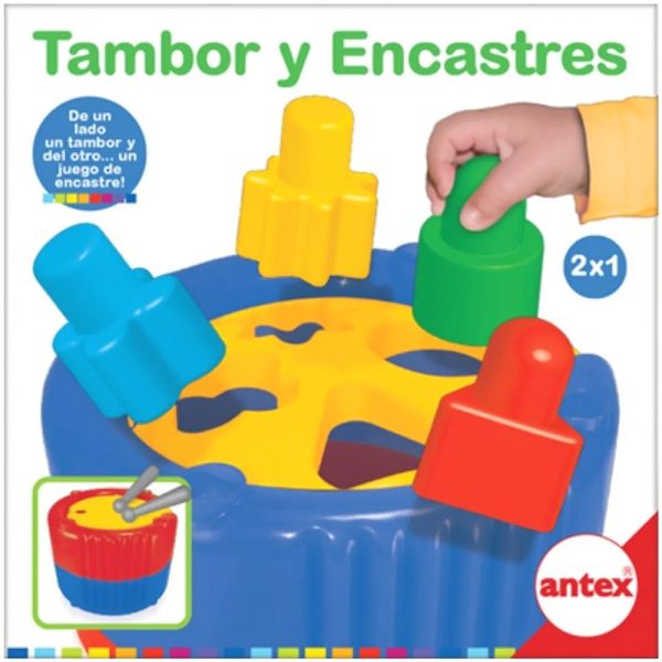 Tambor y Encastre Antex para Bebe 2 en 1 5108