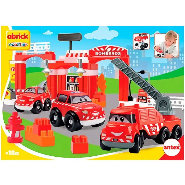 Set de Bomberos Antex Abrick 9044
