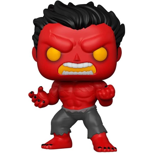 Muñeco Funko Pop Chase Marvel Red Hulk 854 (Glows in The Dark)