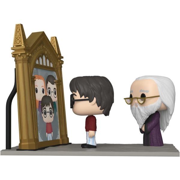 Muñeco Funko Pop Moment Harry Potter Exclusive Harry & Albus Dumbledore W/Mirror Of Erised 145