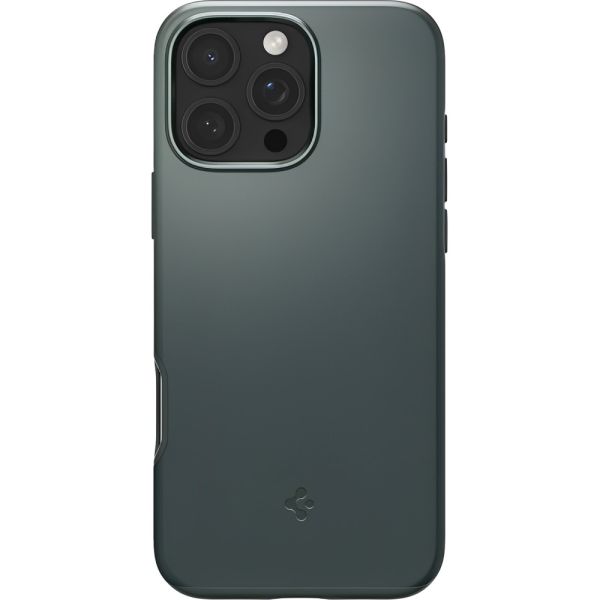 Estuche Protector Spigen iPhone 16 Pro Max Thin Fit (MagFit) - Abyss Green (ACS08813 )