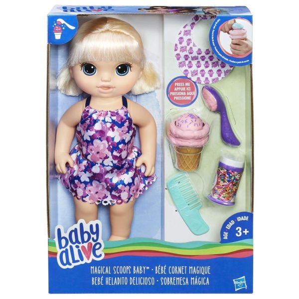 Muñeca Baby Alive Bebé Heladito Delicioso Hasbro C1090